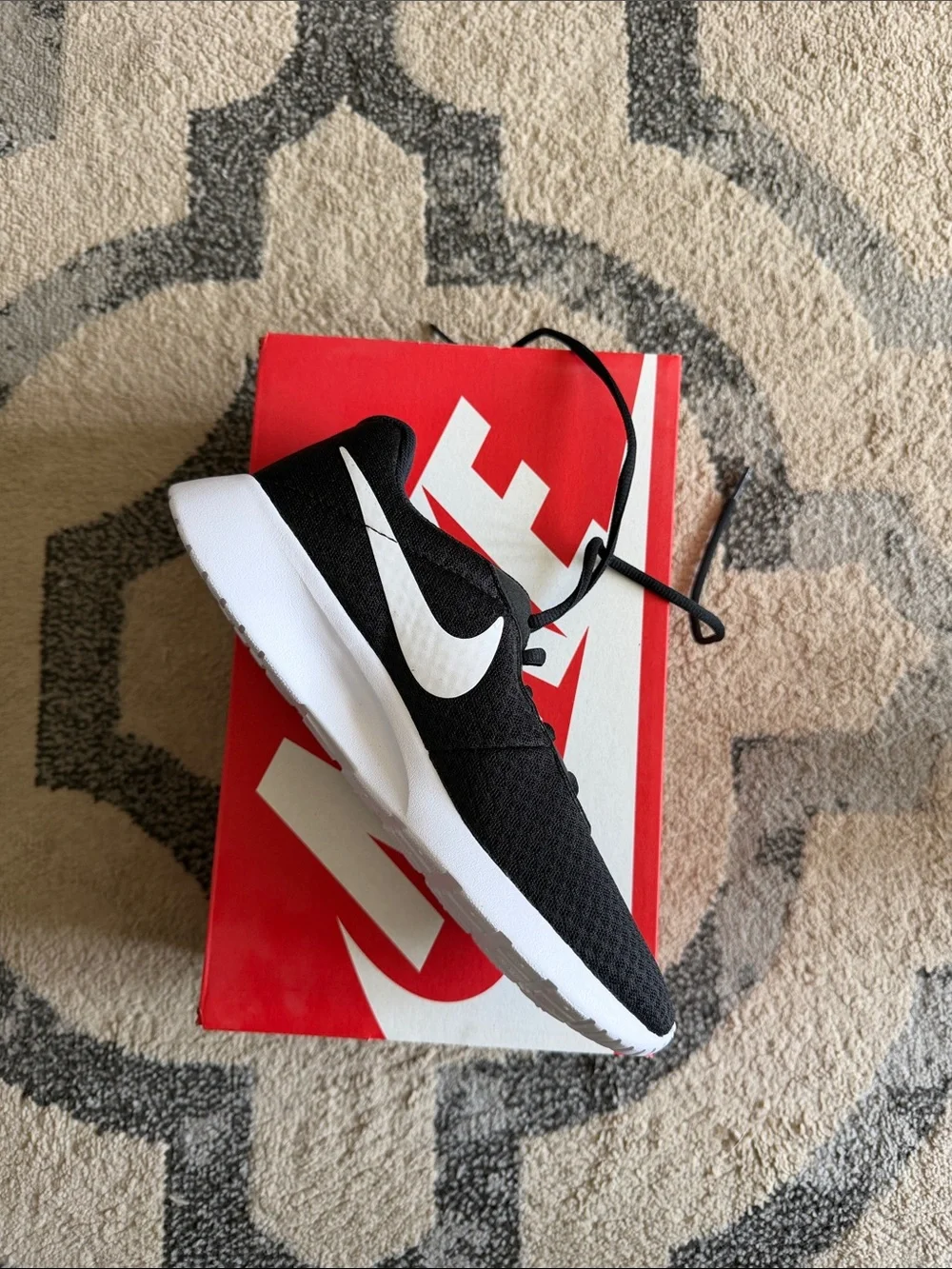 Nike Women’s Black & White Tanjun Sneaker